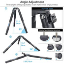ARTCISE AS88C Carbon Fiber Tripod with 75mm Bowl (Black)