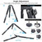 ARTCISE AS88C Carbon Fiber Tripod with 75mm Bowl (Black)