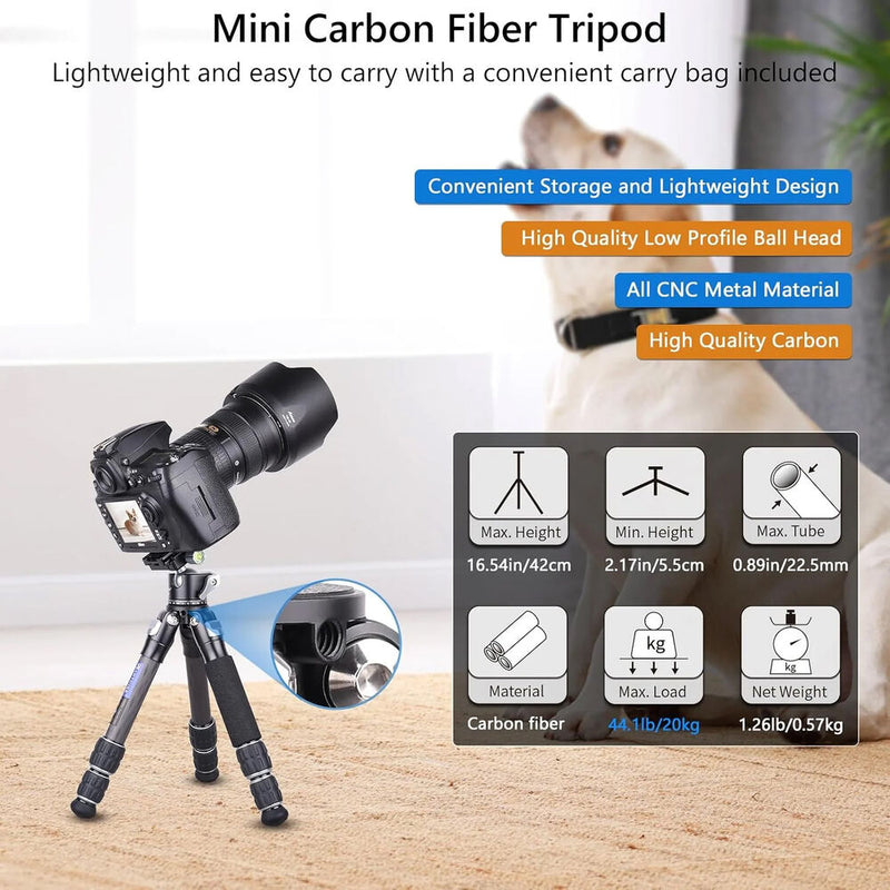 ARTCISE CS25C Mini Carbon Fiber Tripod