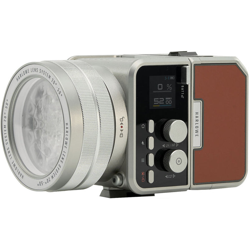 Harlowe Mini Max Bi-Color LED Monolight Standard Kit (Brown Faux Leather)