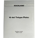 Rockland 4 x 5" Tintype Plates (10-Pack)
