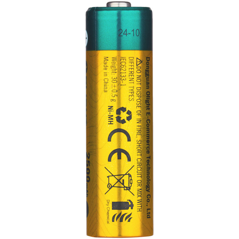 Olight AA NiMH Rechargeable Batteries (8-Pack, 2100mAh)