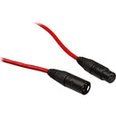 Canare Star Quad L-4E6S Microphone Cable (Red, 1.5')