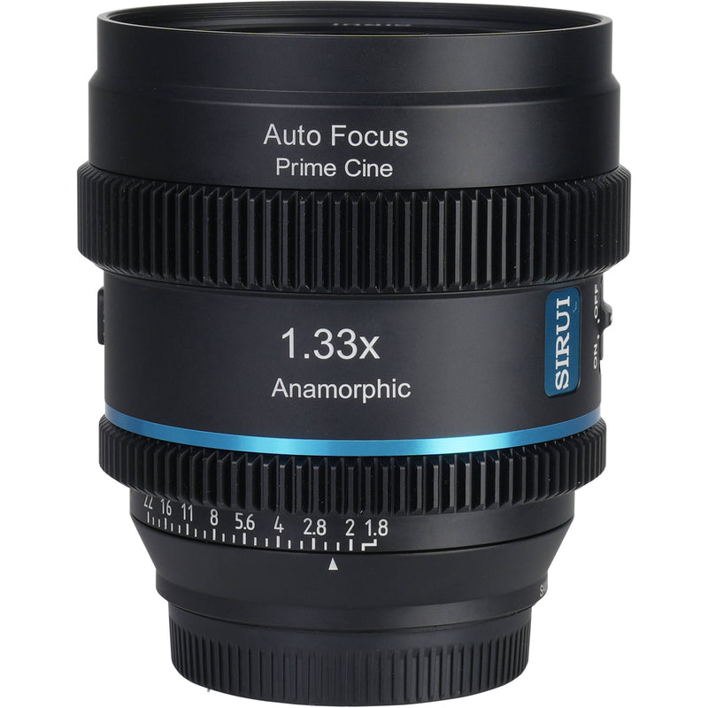 Sirui 20mm T1.8 1.33x S35 AF Anamorphic Lens (Nikon Z, Blue Flares)