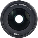 Sirui VP-1 Vision Prime 24mm T1.4 Full-Frame Cine Lens (Multi-Mount, Black)