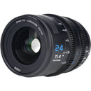Sirui VP-1 Vision Prime 24mm T1.4 Full-Frame Cine Lens (Multi-Mount, Black)