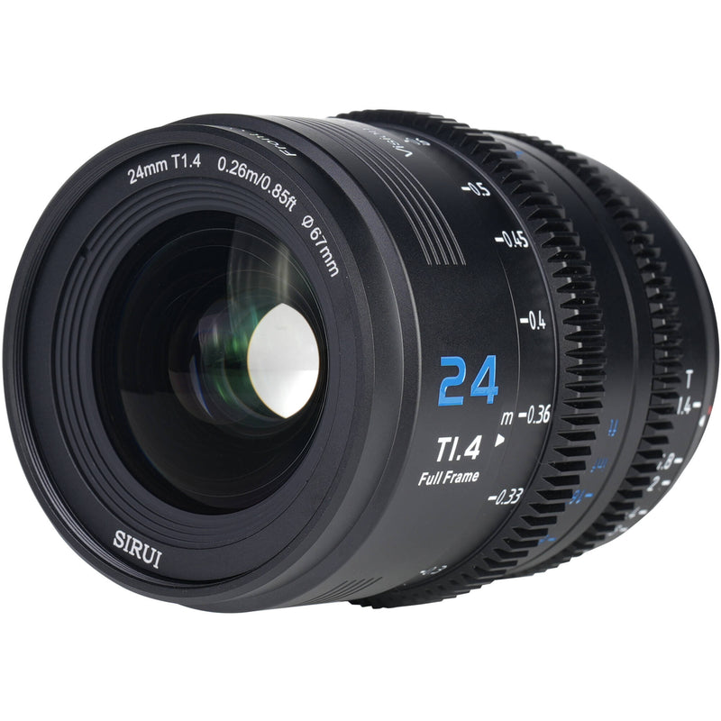 Sirui VP-1 Vision Prime 24mm T1.4 Full-Frame Cine Lens (Multi-Mount, Black)