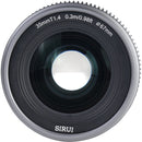 Sirui VP-1 Vision Prime 35mm T1.4 Full-Frame Cine Lens (Multi-Mount, Metal Gray)