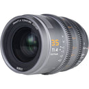 Sirui VP-1 Vision Prime 35mm T1.4 Full-Frame Cine Lens (Multi-Mount, Metal Gray)