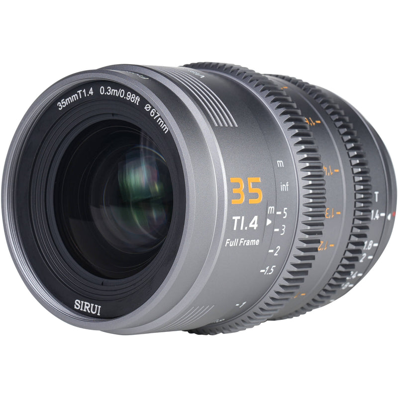 Sirui VP-1 Vision Prime 35mm T1.4 Full-Frame Cine Lens (Multi-Mount, Metal Gray)