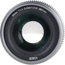 Sirui VP-1 Vision Prime 50mm T1.4 Full-Frame Cine Lens (Multi-Mount, Metal Gray)