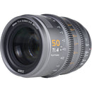 Sirui VP-1 Vision Prime 50mm T1.4 Full-Frame Cine Lens (Multi-Mount, Metal Gray)
