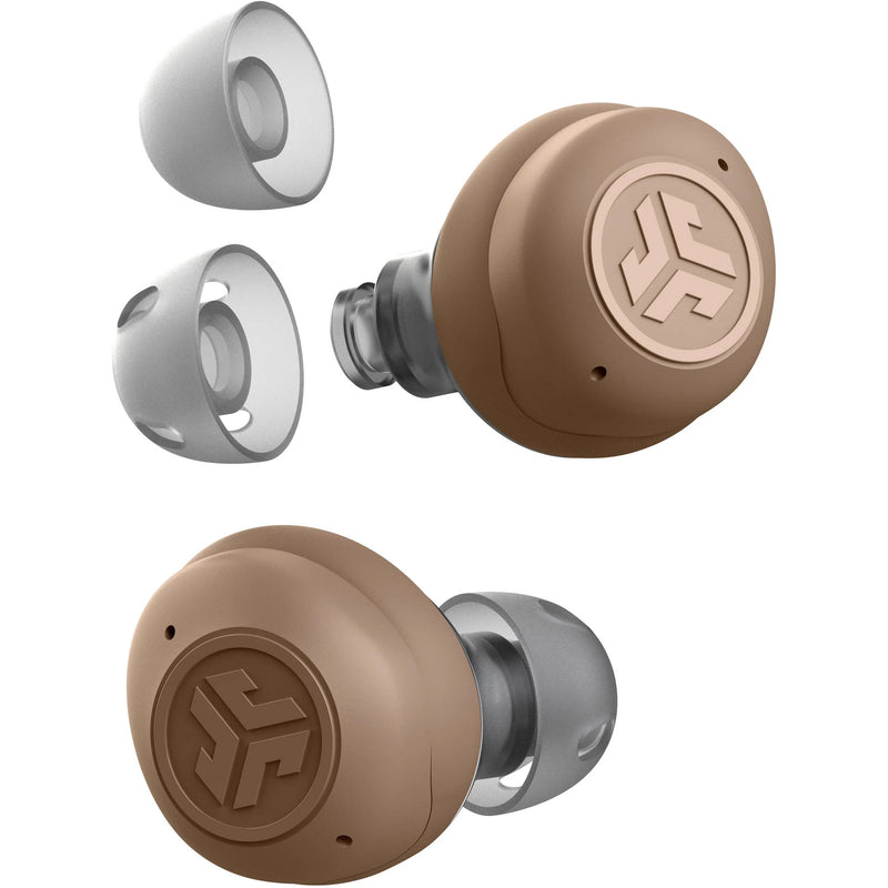 JLab Hear OTC Wireless Hearing Aid Earbuds (Beige)