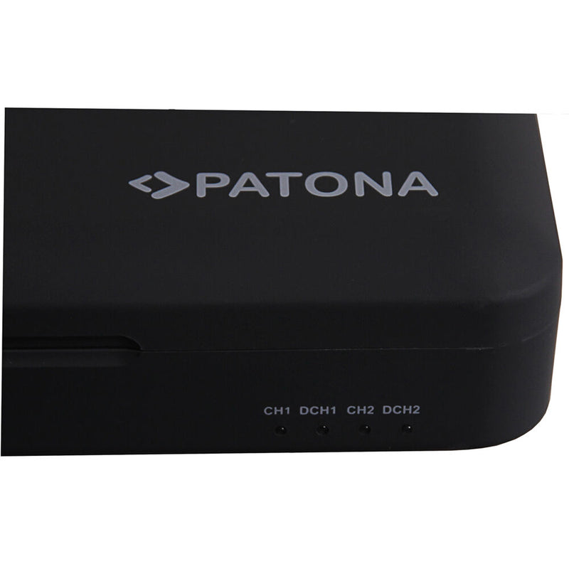 PATONA Dual Charger with Power Bank for Canon LP-E6