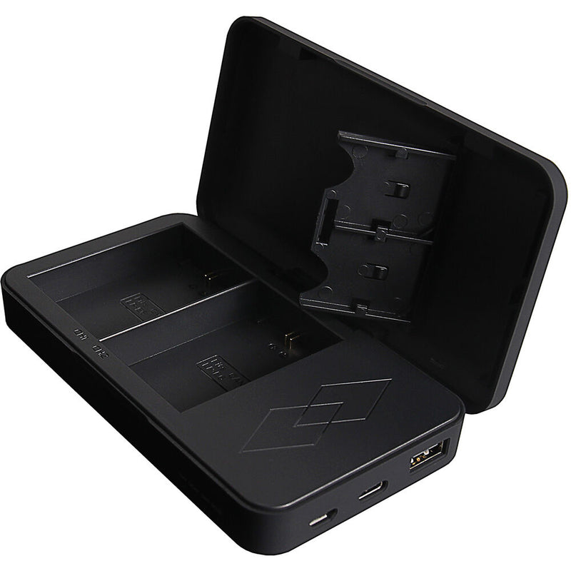 PATONA Dual Charger with Power Bank for Canon LP-E6