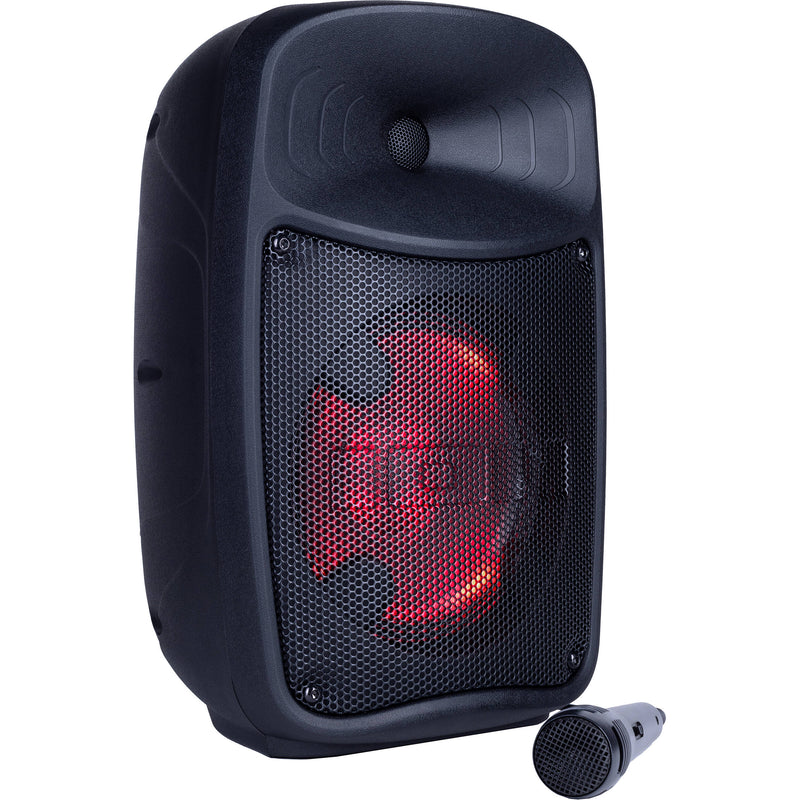 ION Audio Pro Glow Express Powered Portable Speaker System with Lights and Wired Mic