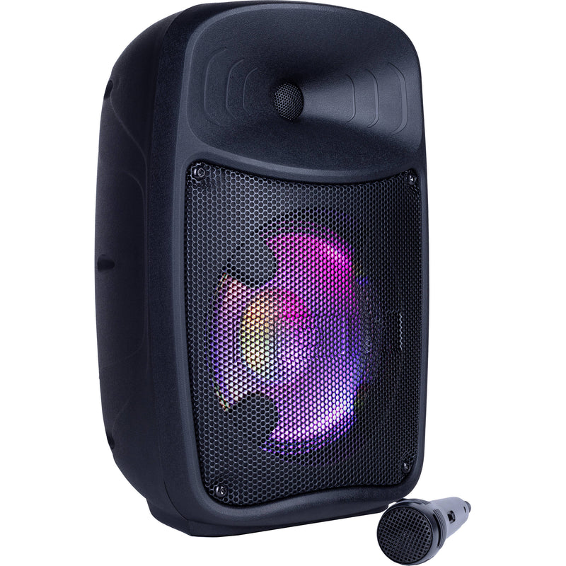 ION Audio Pro Glow Express Powered Portable Speaker System with Lights and Wired Mic