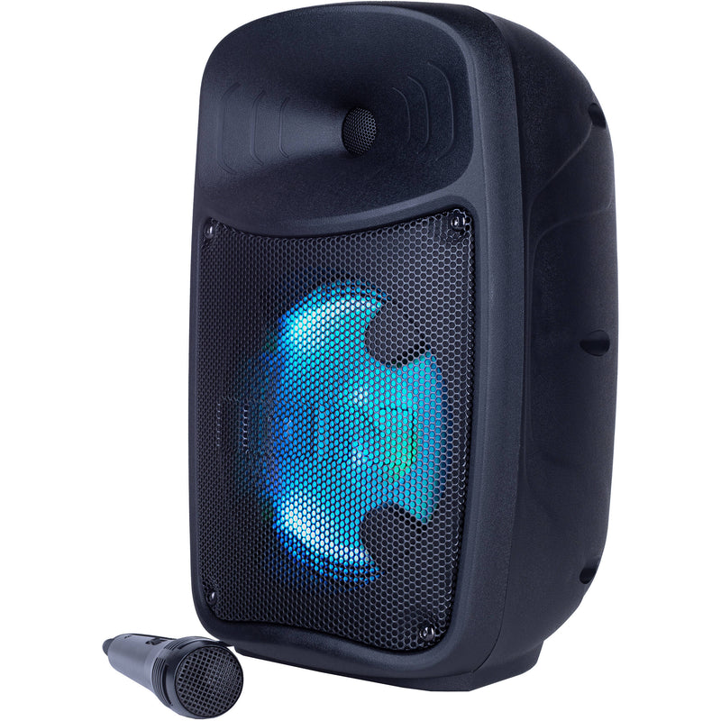 ION Audio Pro Glow Express Powered Portable Speaker System with Lights and Wired Mic