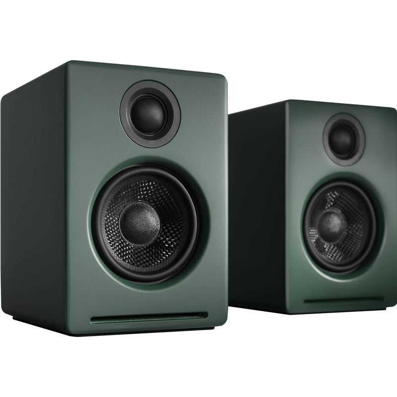 Audioengine A2+ Next Gen Wireless Bluetooth Speaker System (Matte Green, Pair)