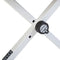QuikLok BX-8 Height Adjustable Small Piano Bench (White)