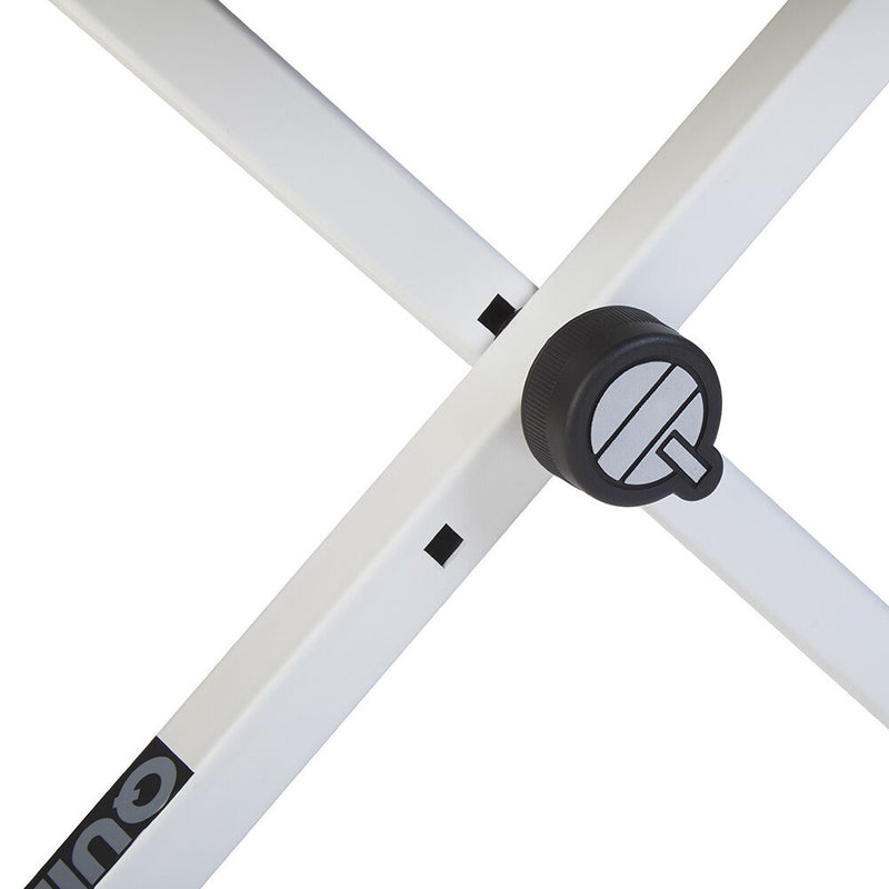 QuikLok BX-8 Height Adjustable Small Piano Bench (White)