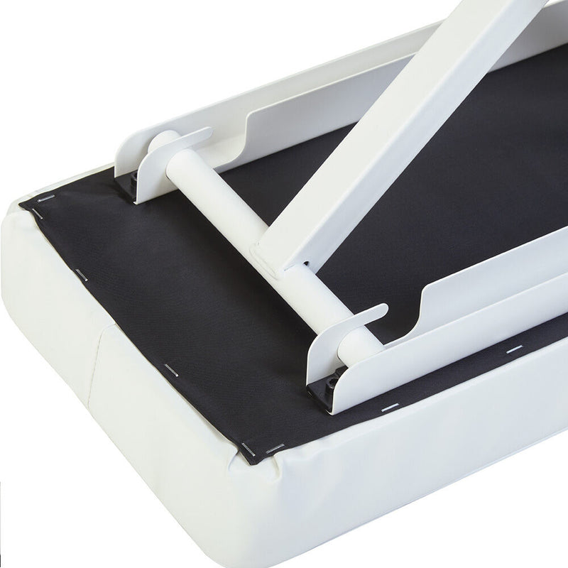 QuikLok BX-8 Height Adjustable Small Piano Bench (White)