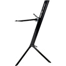 QuikLok Slim Keyboard Stand for 61-Key Keyboards (1 Tier, Black)