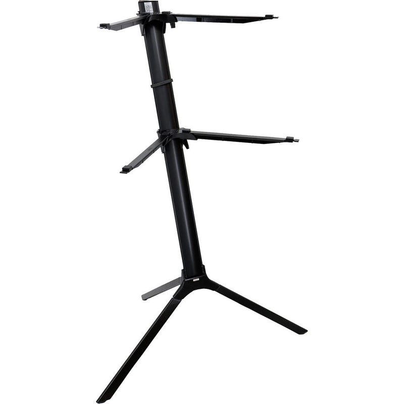 QuikLok Slim Keyboard Stand for 61-Key Keyboards (2 Tier, Black)