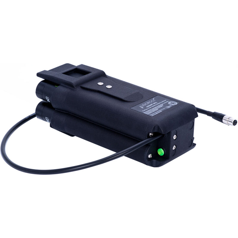 AUDIOROOT Dual-Battery Holster with 4-Pin Hirose Output Connector (Combined Output)