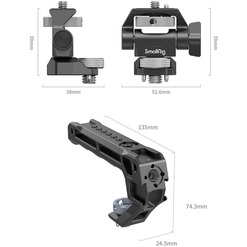 SmallRig Top Handle & Monitor Mount Accessory Kit (3/8"-16 ARRI Mount)