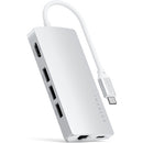 Satechi USB-C Multi-Port Adapter 4K with Ethernet V2 (Silver)