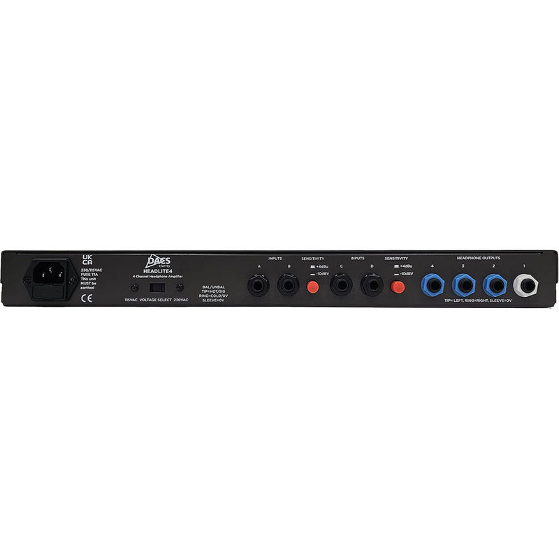 DACS Audio HeadLite 4 Professional 4-Channel Headphone Amplifier
