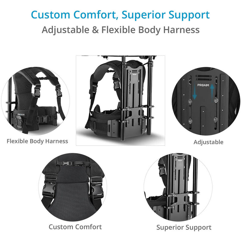 Proaim Hawk Pro Body Support System for Camera Gimbals