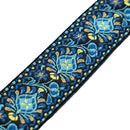 Levy's Vintage Hootenanny 2" Jacquard Guitar Strap (Blue)
