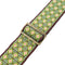 Levy's Vintage Hootenanny 2" Jacquard Guitar Strap (Mosaic Green)