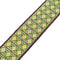 Levy's Vintage Hootenanny 2" Jacquard Guitar Strap (Mosaic Green)