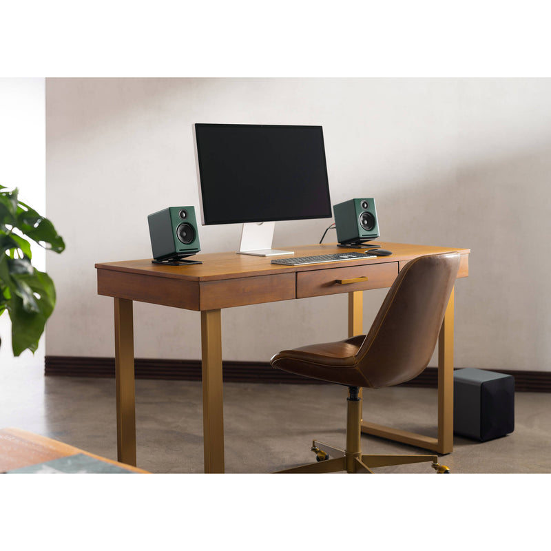 Audioengine A2+ Next Gen Wireless Bluetooth Speaker System (Matte Green, Pair)