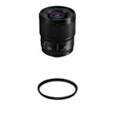 Panasonic Lumix S 100mm f/2.8 Macro Lens with UV Filter Kit (L-Mount)