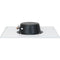 Lowell Manufacturing Dual-Cone Lay-In Tile Ceiling Speaker with Enclosure, 25/70V Transformer, and Volume Control (2 x 2')