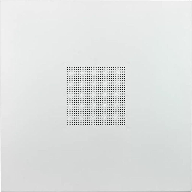Lowell Manufacturing Dual-Cone Lay-In Tile Ceiling Speaker with Enclosure, 25/70V Transformer, and Volume Control (2 x 2')