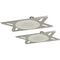 Lowell Manufacturing Dual-Cone Lay-In Ceiling Speaker with 25/70V Transformer, Grille, and Bridge (2-Pack)