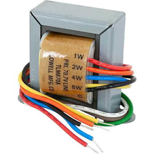 Lowell Manufacturing Line Matching Transformer (70V, 8W)