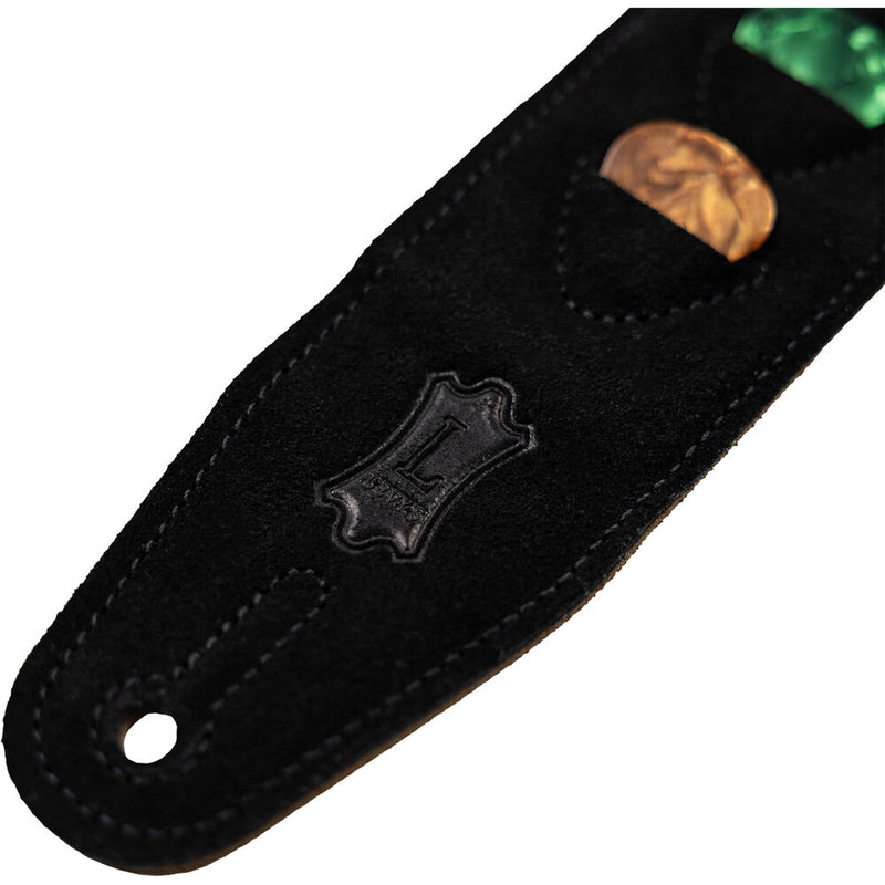 Levy's Vintage Hootenanny 2" Jacquard Guitar Strap (Flower Yellow)