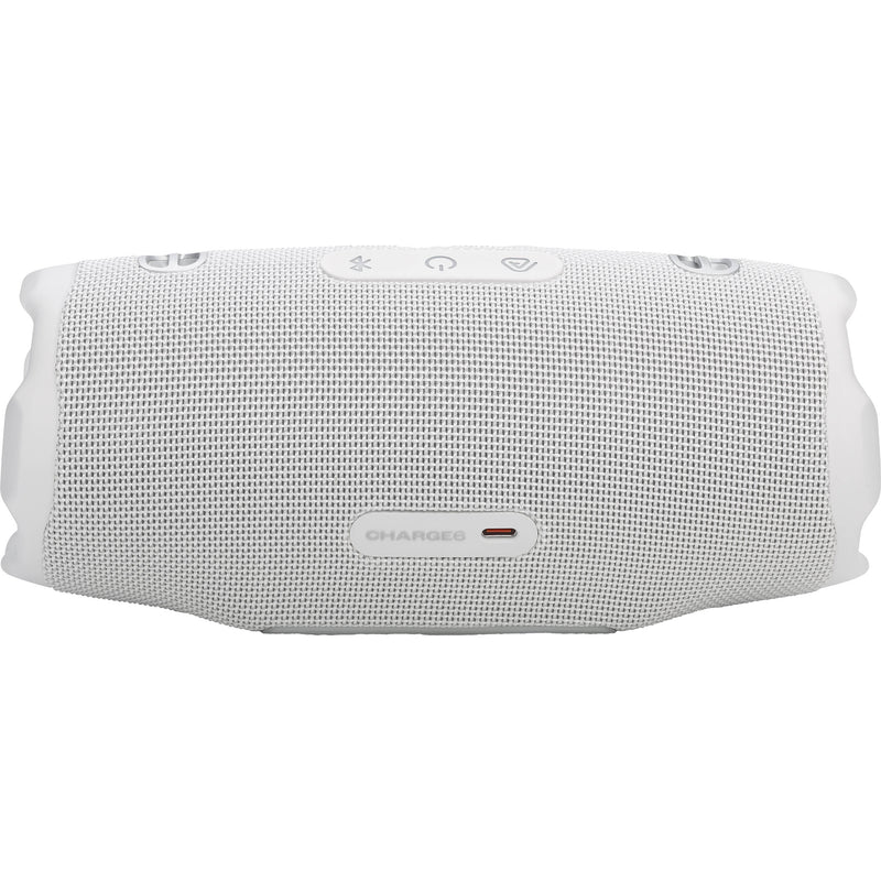 JBL Charge 6 Portable Bluetooth Speaker (White)