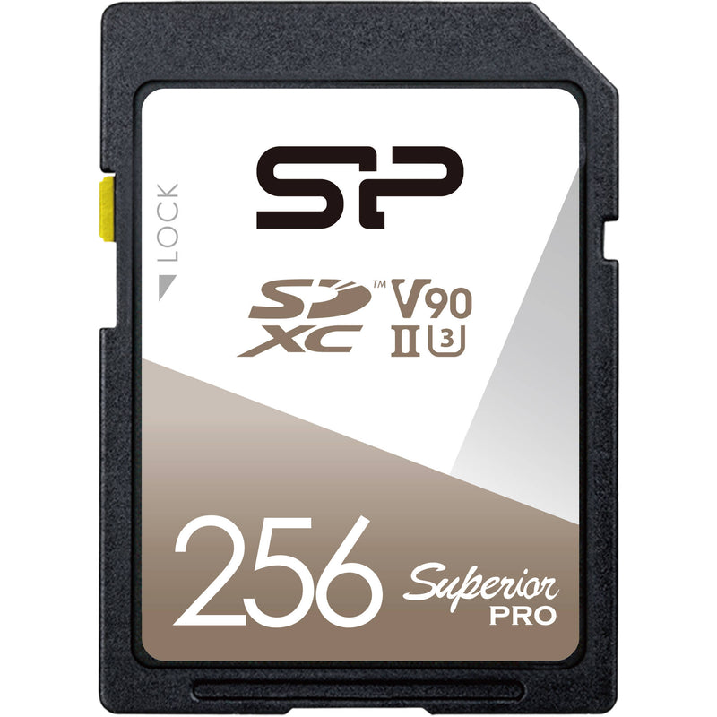 Silicon Power 256GB Superior Pro UHS-II SDXC Memory Card