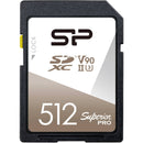 Silicon Power 512GB Superior Pro UHS-II SDXC Memory Card