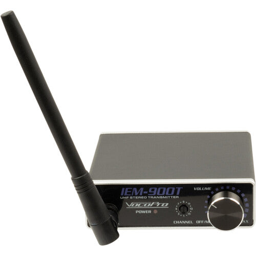 VocoPro IEM-900-ST4 Wireless Assistive Listening System with 1 Transmitter & 4 Receivers (900 MHz)
