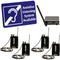 VocoPro IEM-900-ST4 Wireless Assistive Listening System with 1 Transmitter & 4 Receivers (900 MHz)