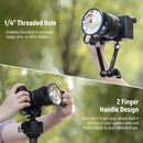 Neewer Handheld Kaleidoscope Prism Lens Filter with Two-Finger Handle (77mm)