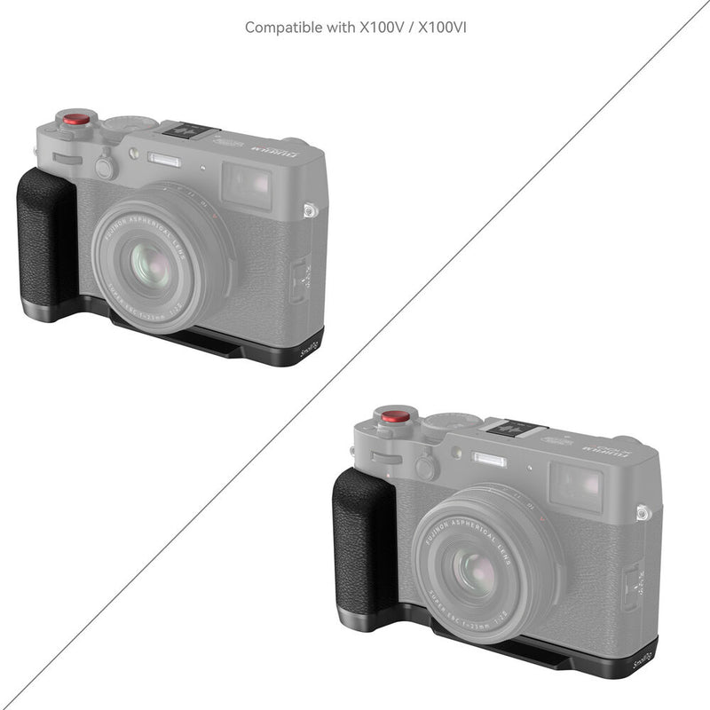 SmallRig L-Mount Plate with Handle for FUJIFILM X100V & X100VI Cameras (Black)